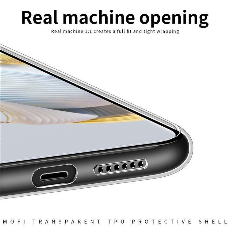 MOFI For Huawei nova 10 Pro 4G Ultra Slim Fexlible TPU Shockproof Phone Case Transparent Mobile Phone Protective Back Cover