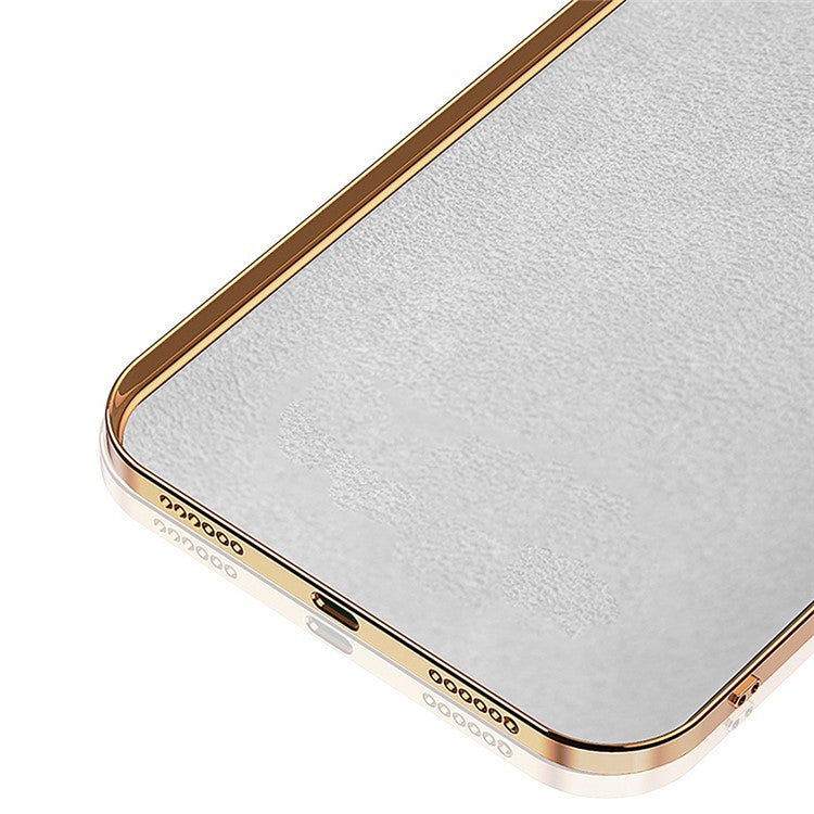 Anti-fall Phone Case Kickstand For iPhone 14 Pro Max 6.7 inch, Ring Holder 9D Electroplating Precise Cutout Ultra Slim Phone Back Cover - Dark Green