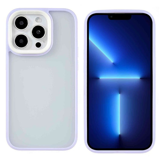 Slim Phone Case for iPhone 14 Pro Max 6.7 inch TPU+Acrylic Protective Cover Skin-Touch Shockproof Case - Purple