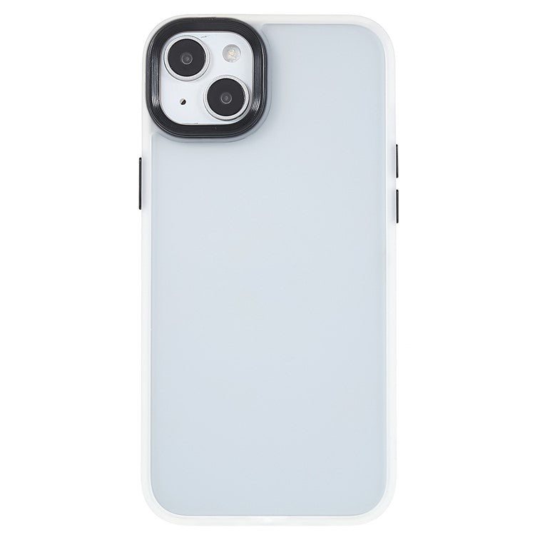 Slim Phone Case for iPhone 14 6.1 inch Anti-Drop Skin-Touch Case TPU+Acrylic Protective Cover - Transparent