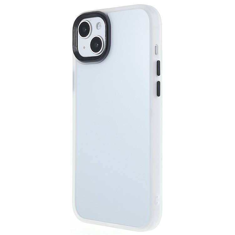 Slim Phone Case for iPhone 14 6.1 inch Anti-Drop Skin-Touch Case TPU+Acrylic Protective Cover - Transparent