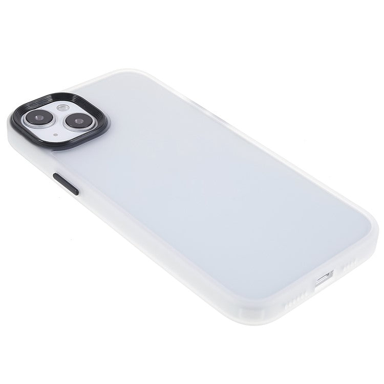 Slim Phone Case for iPhone 14 6.1 inch Anti-Drop Skin-Touch Case TPU+Acrylic Protective Cover - Transparent