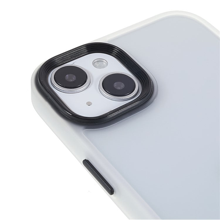 Slim Phone Case for iPhone 14 6.1 inch Anti-Drop Skin-Touch Case TPU+Acrylic Protective Cover - Transparent