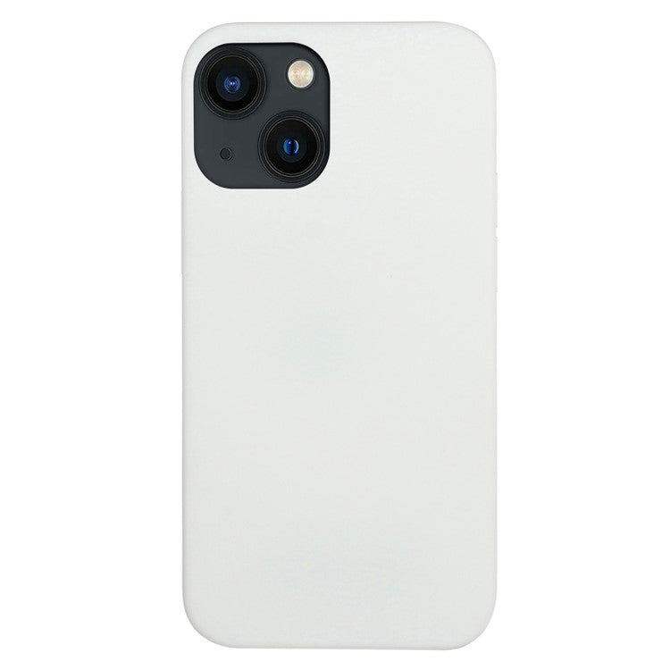 For iPhone 14 6.1 inch Candy Color Shockproof TPU Phone Case Mobile Phone Protective Back Cover - White