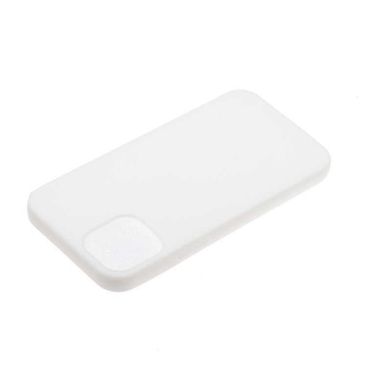 For iPhone 14 6.1 inch Candy Color Shockproof TPU Phone Case Mobile Phone Protective Back Cover - White