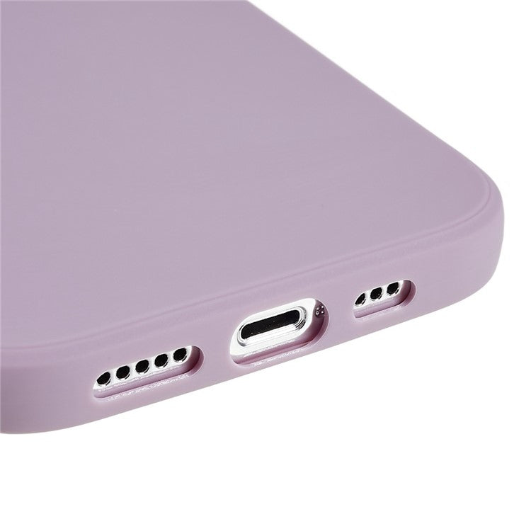 Precise Cutout Case for iPhone 14 Pro Max 6.7 inch Anti-Drop Phone Cover Shockproof TPU Phone Shell - Light Purple