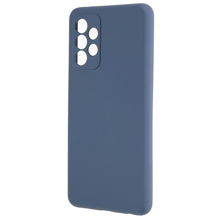 WANLONFENG RB1 Series For Samsung Galaxy A53 5G TPU Case Anti-Drop Phone Shell with Screen Film, Lanyard - Lavender Grey