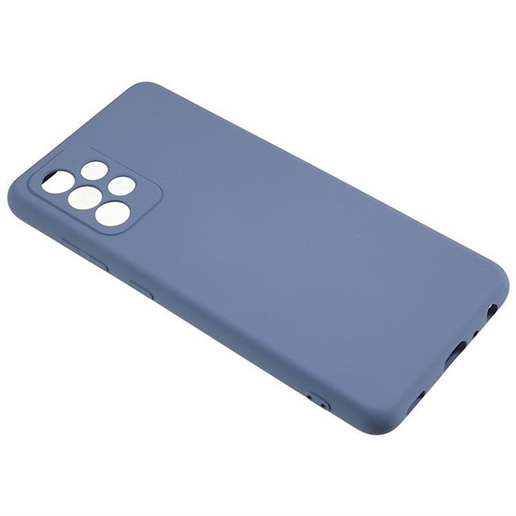 WANLONFENG RB1 Series For Samsung Galaxy A53 5G TPU Case Anti-Drop Phone Shell with Screen Film, Lanyard - Lavender Grey
