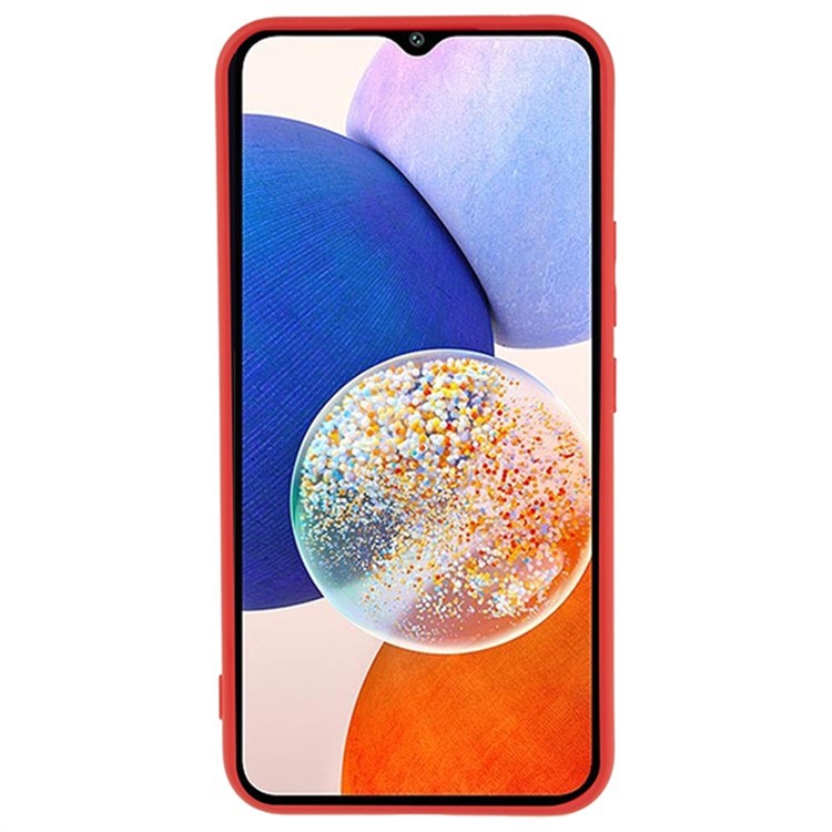 WANLONFENG RB1 Series For Samsung Galaxy A55 5G Case TPU Cover 3-in-1 Phone Accessories - Red