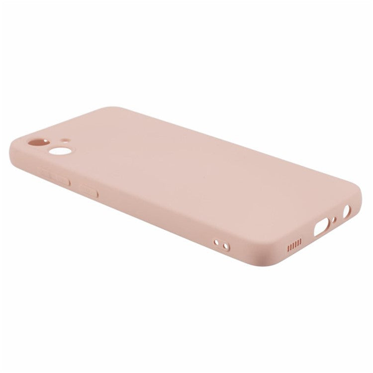 WANLONFENG RB1 Series For Samsung Galaxy A05 4G TPU Case Screen Protector Lanyard 3-in-1 -  Pink