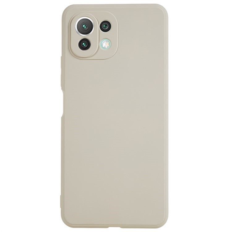 WANLONFENG RB1 Series For Xiaomi Mi 11 Lite 4G / 5G / 11 Lite 5G NE Case Shockproof Slim TPU Phone Shell - White