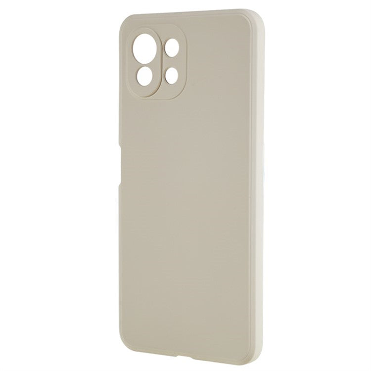 WANLONFENG RB1 Series For Xiaomi Mi 11 Lite 4G / 5G / 11 Lite 5G NE Case Shockproof Slim TPU Phone Shell - White