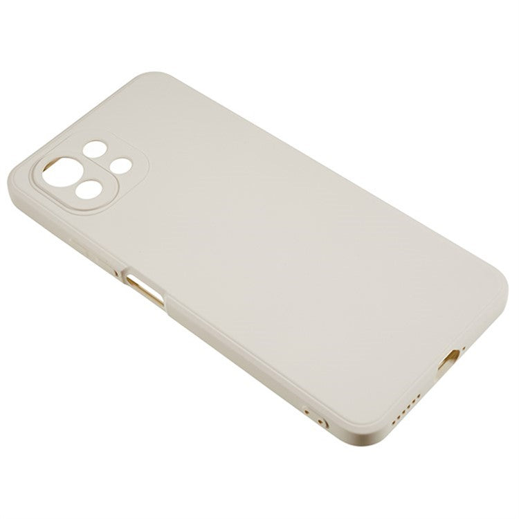 WANLONFENG RB1 Series For Xiaomi Mi 11 Lite 4G / 5G / 11 Lite 5G NE Case Shockproof Slim TPU Phone Shell - White