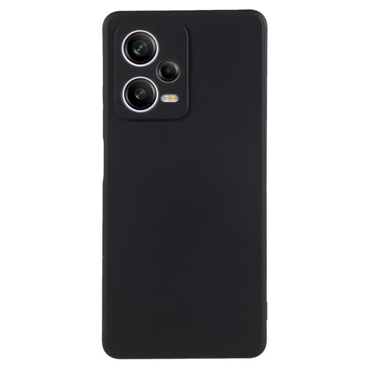 WANLONFENG RB1 Series For Xiaomi Redmi Note 12 Pro 5G Phone Case TPU Cover with Screen Film - Black