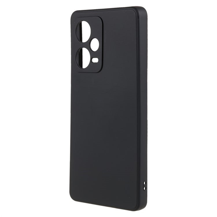 WANLONFENG RB1 Series For Xiaomi Redmi Note 12 Pro 5G Phone Case TPU Cover with Screen Film - Black