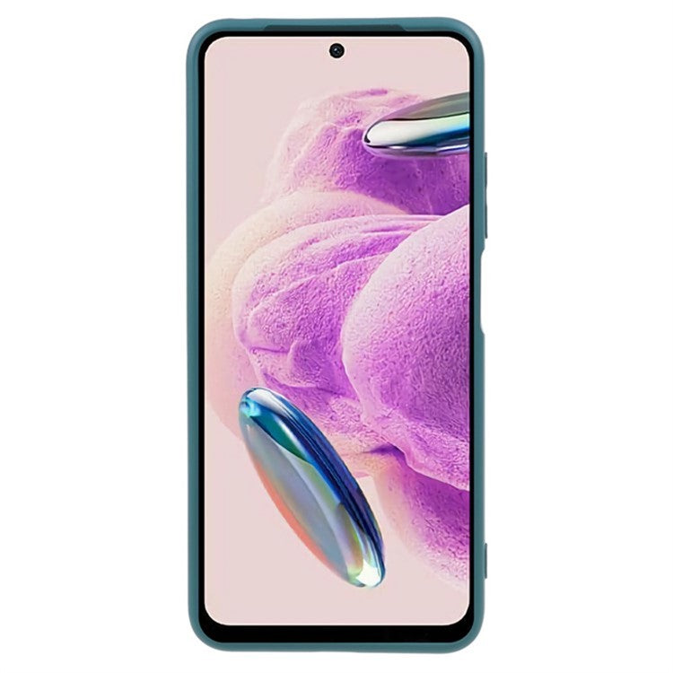 WANLONFENG RB1 Series For Xiaomi Redmi Note 12S 4G Case TPU Phone Cover with Screen Protector+Lanyard - Army Green