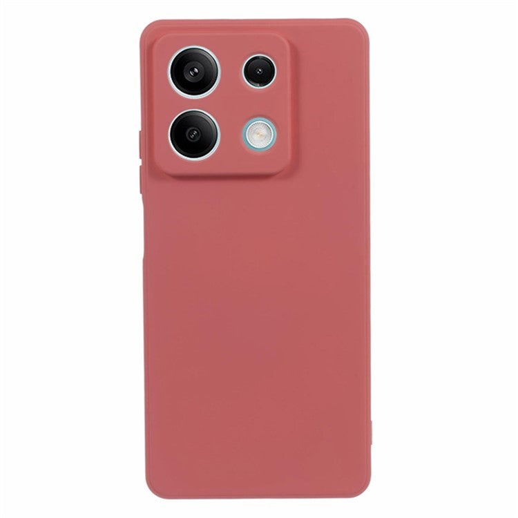 WANLONFENG RB1 Series For Xiaomi Redmi Note 13 Pro 5G / Poco X6 5G TPU Case Phone Cover with Screen Film - Hawthorn Red