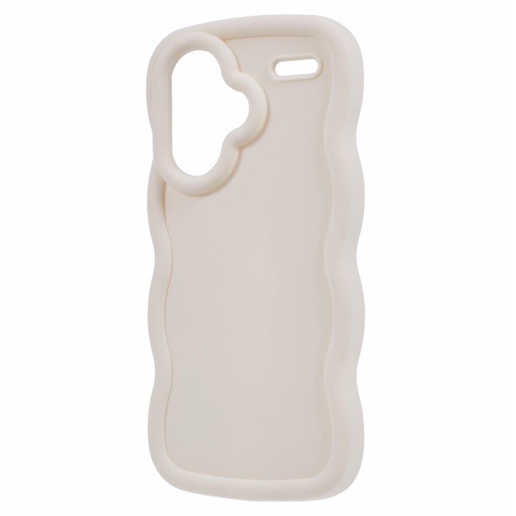 XL Series For Xiaomi Redmi Note 13 Pro+ 5G Case Wave Edge Flexible TPU Phone Back Cover - White