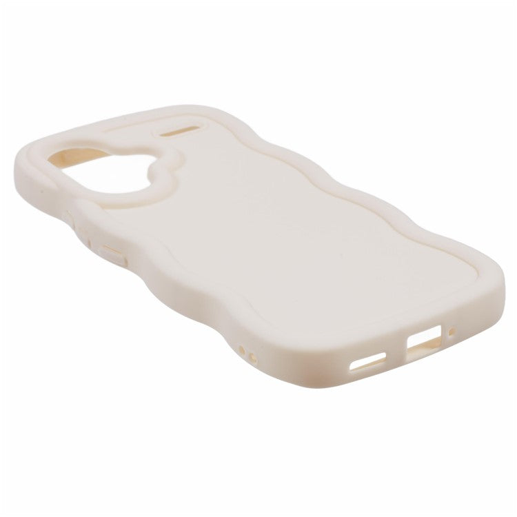 XL Series For Xiaomi Redmi Note 13 Pro+ 5G Case Wave Edge Flexible TPU Phone Back Cover - White