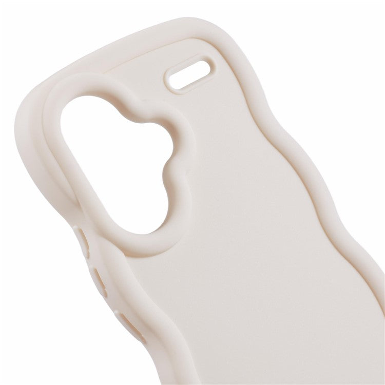 XL Series For Xiaomi Redmi Note 13 Pro+ 5G Case Wave Edge Flexible TPU Phone Back Cover - White