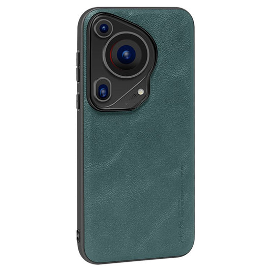 X-LEVEL Bojue-3 Series For Huawei Pura 70 Ultra Case PU Leather+TPU+PC Phone Cover - Midnight Green