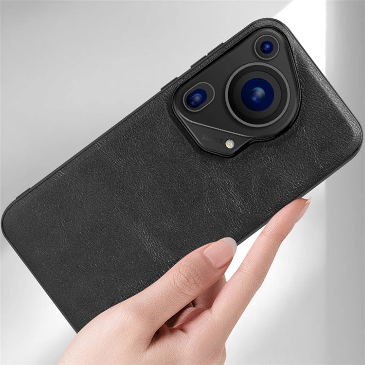 X-LEVEL Bojue-3 Series For Huawei Pura 70 Ultra Case PU Leather+TPU+PC Phone Cover - Midnight Green