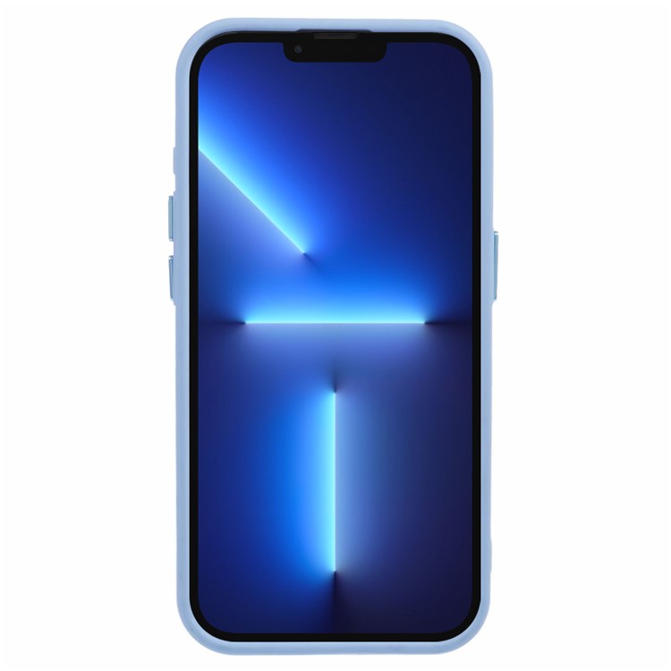 TPU+Acrylic Phone Case for iPhone 14 Pro Magnetic Phone Cover Compatible with MagSafe - Blue