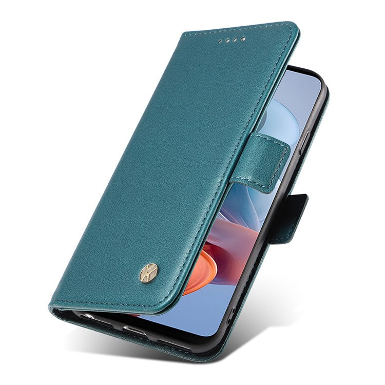 YIKATU YK-003 For Motorola Moto G45 5G / G34 5G Case Card Slots PU Leather Wallet Phone Cover - Green