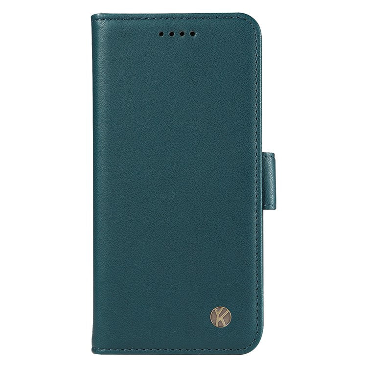 YIKATU YK-003 For Motorola Moto G45 5G / G34 5G Case Card Slots PU Leather Wallet Phone Cover - Green
