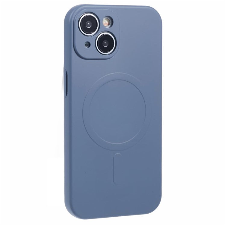 For iPhone 14 Plus Case Compatible with MagSafe Shockproof Soft TPU Phone Cases - Lavender Grey