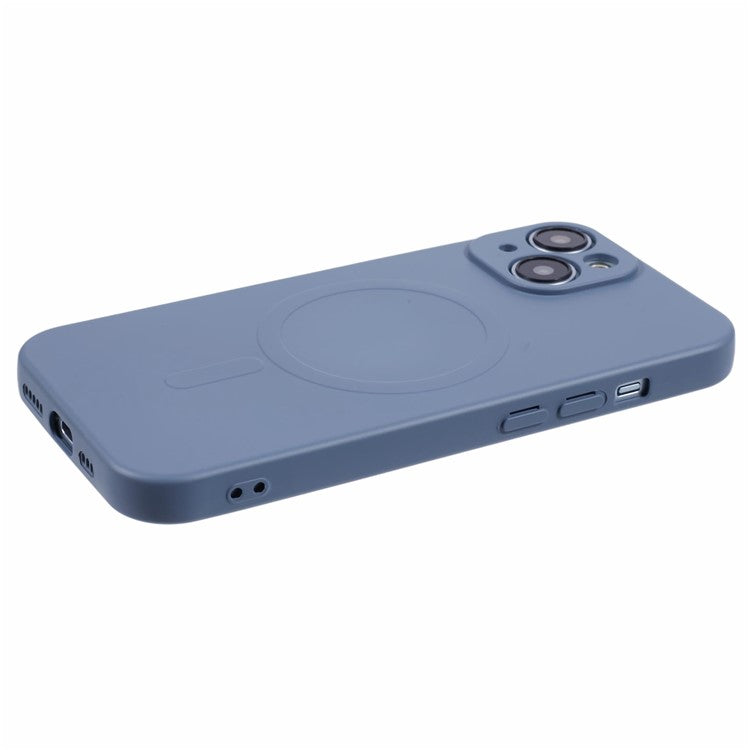 For iPhone 14 Plus Case Compatible with MagSafe Shockproof Soft TPU Phone Cases - Lavender Grey