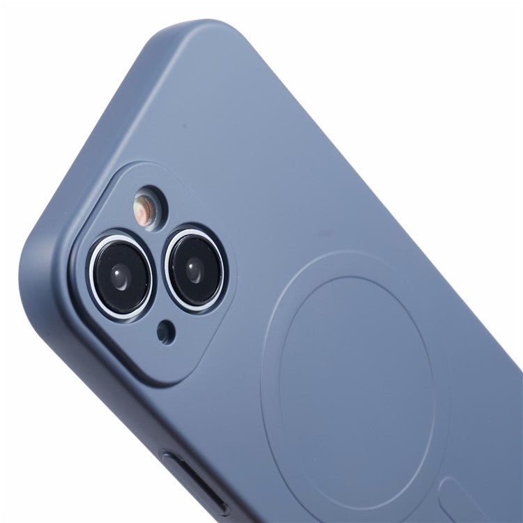 For iPhone 14 Plus Case Compatible with MagSafe Shockproof Soft TPU Phone Cases - Lavender Grey