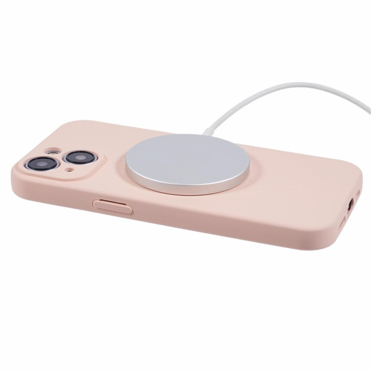 For iPhone 14 Case Compatible with MagSafe Shockproof Soft TPU Phone Cases - Pink