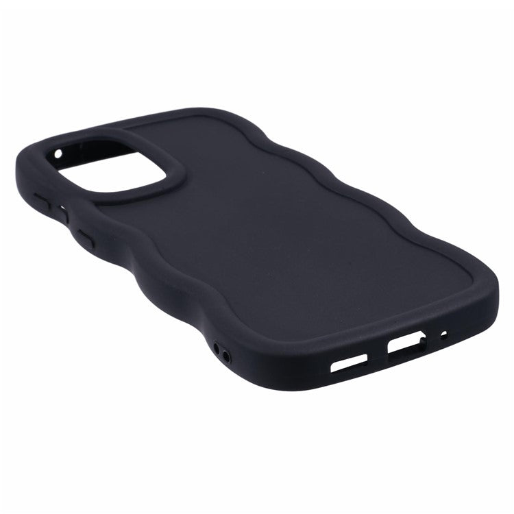 XL Series For Samsung Galaxy A53 5G TPU Case Wave Edge Phone Cover - Black