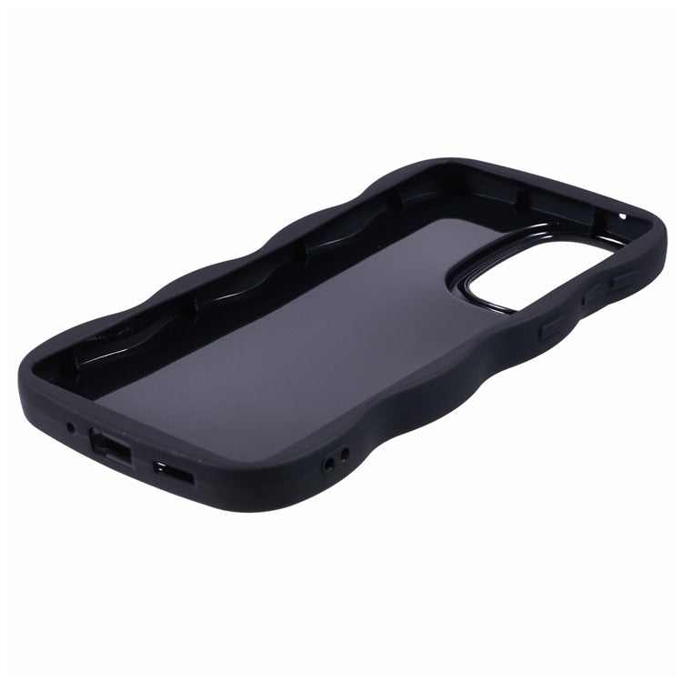 XL Series For Samsung Galaxy A53 5G TPU Case Wave Edge Phone Cover - Black
