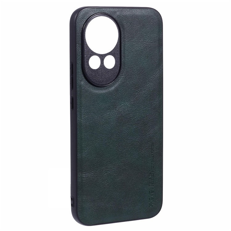 X-LEVEL Bojue-3 Series For Huawei nova 12 5G Case Anti-Scratch PU Leather + PC + TPU Phone Cover - Midnight Green