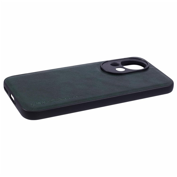 X-LEVEL Bojue-3 Series For Huawei nova 12 5G Case Anti-Scratch PU Leather + PC + TPU Phone Cover - Midnight Green