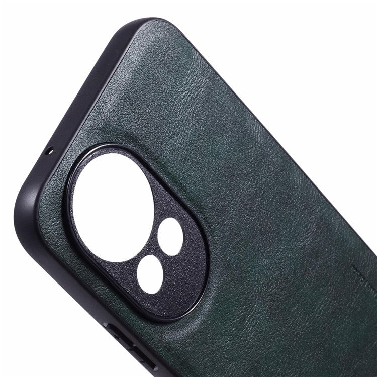X-LEVEL Bojue-3 Series For Huawei nova 12 5G Case Anti-Scratch PU Leather + PC + TPU Phone Cover - Midnight Green
