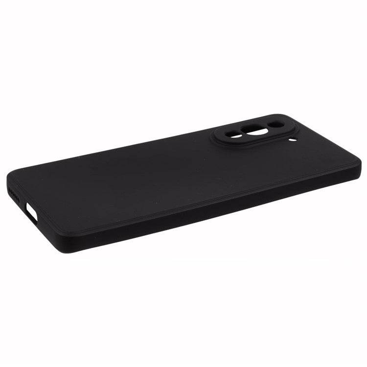 X-LEVEL For Huawei nova 10 Pro 4G TPU Phone Case Liquid Silicone Texture Phone Cover - Black