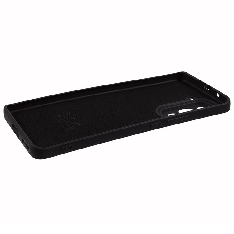 X-LEVEL For Huawei nova 10 Pro 4G TPU Phone Case Liquid Silicone Texture Phone Cover - Black