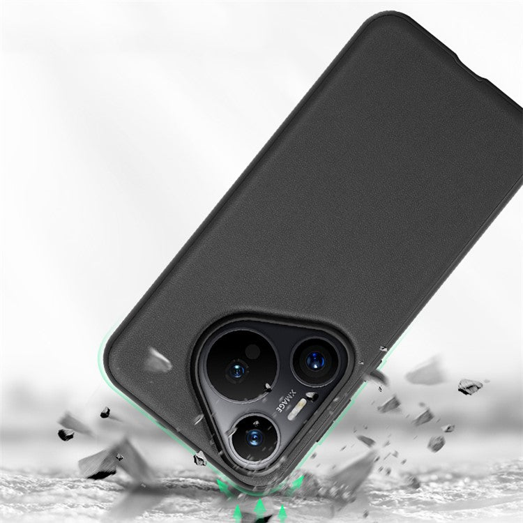 X-LEVEL For Huawei Pura 70 Pro+ / Pura 70 Pro Phone Case Luxurious PU Leather+PC Cell Phone Cover - White