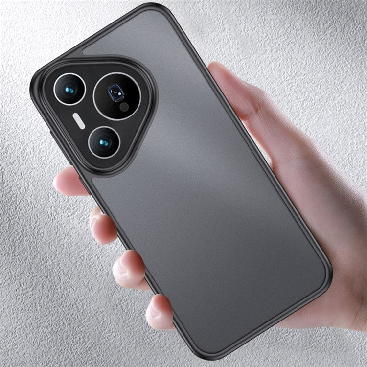 X-LEVEL For Huawei Pura 70 Pro / Pura 70 Pro+ Case PC+TPU Matte Shockproof Cover - Black