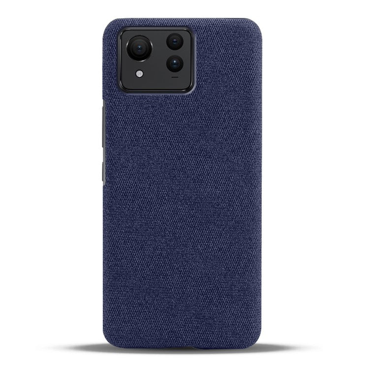 For Asus Zenfone 11 Ultra 5G Case Cloth Texture Hard PC Phone Cover - Blue