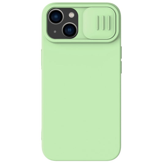 NILLKIN PC + Silicone Case for iPhone 14 Plus, Slide Camera Protection Drop-proof Phone Cover - Green