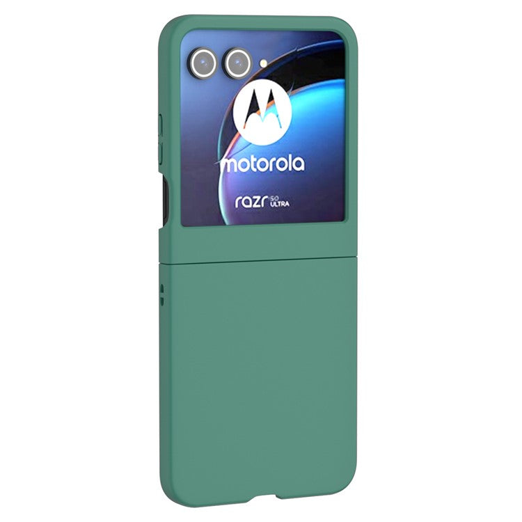 For Motorola Razr 60 / Razr 50 5G Case Skin Feeling Slim Hard PC Phone Cover - Dark Green