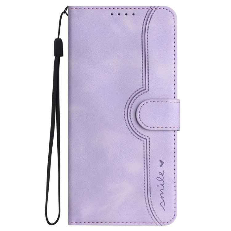 YX0030 For Motorola Edge (2024) 5G Case Card Slots Wallet Leather Phone Cover - Light Purple