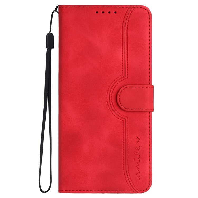 YX0030 For Motorola Edge (2024) 5G Case Card Slots Wallet Leather Phone Cover - Red