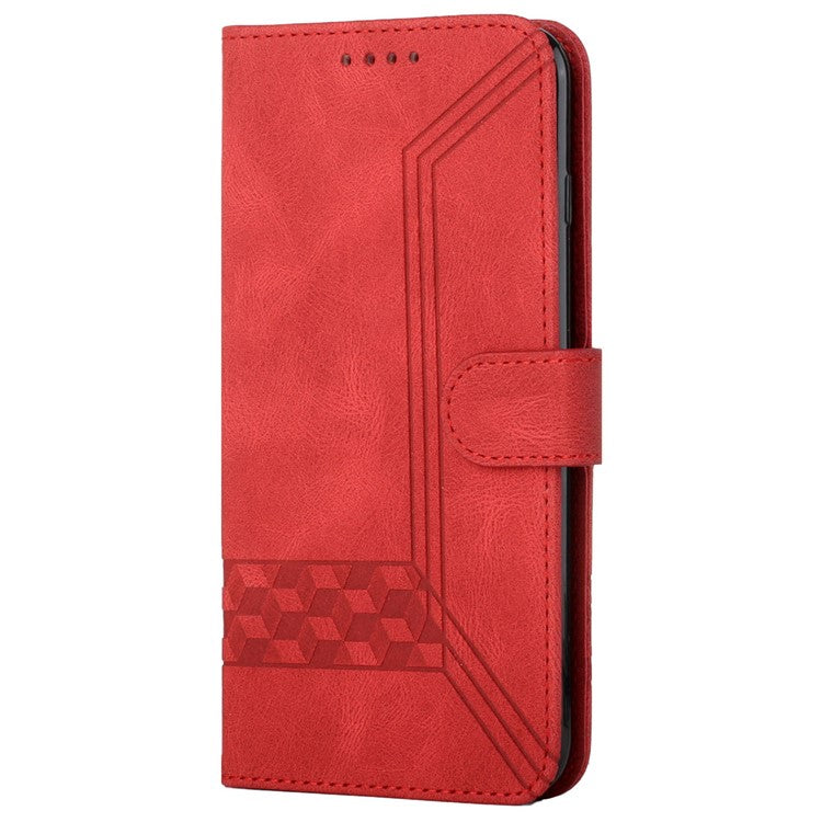 YX0010 Series for Motorola Edge (2024) 5G Case PU Leather Skin-touch Phone Wallet Cover -  Red