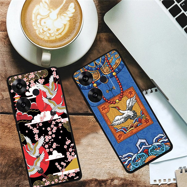 For Xiaomi Redmi Turbo 3 5G / Poco F6 5G Case Stylish Pattern Soft TPU Phone Cover - Iron Tower