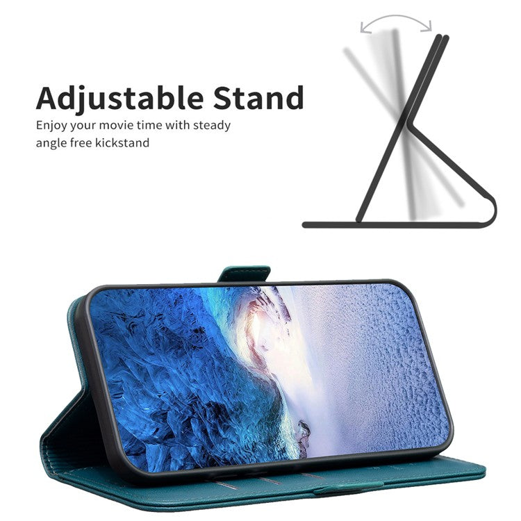 BINFEN COLOR BF31 For Motorola Moto G85 5G / S50 Neo 5G Case Wallet Leather Flip Phone Cover - Green
